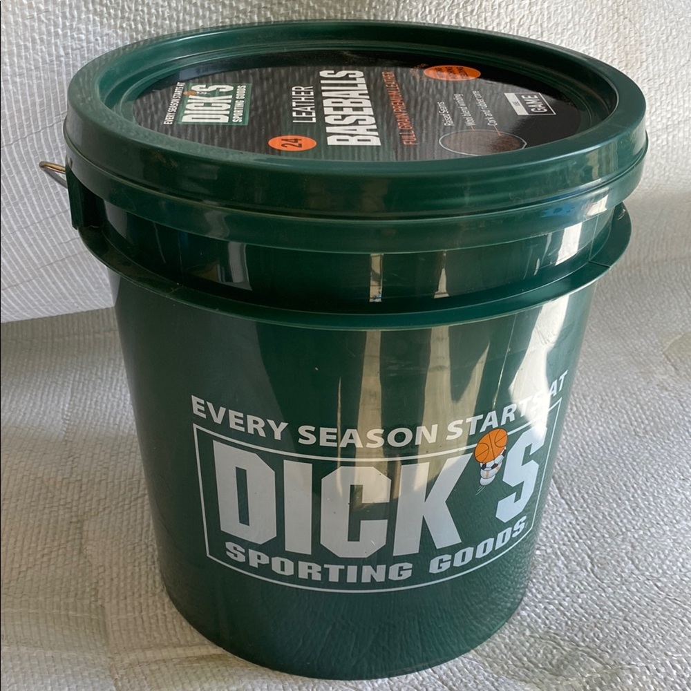 Dick's Sporting Goods Green Baseball Bucket